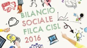 E’ ON LINE IL ‘BILANCIO SOCIALE 2016’ DELLA FILCA